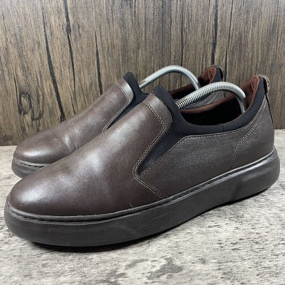 Samuel Hubbard Frequent Traveler Dark Brown Leather Shoes Men’s 9.5 *NO INSOLES* main image 4